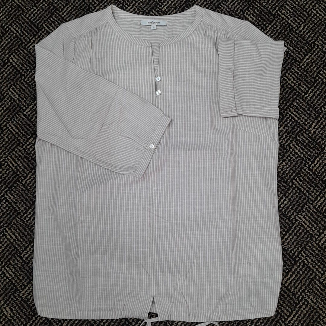 1 pcs ( Style-15 ) Women’s Ladies ¾ Sleeve Soft Floral Casual Top Dress - Image 2