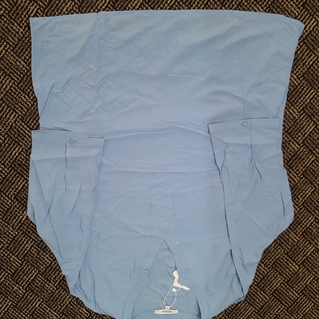 1 pcs ( Style-14 ) Women’s Ladies ¾ Sleeve Soft Floral Casual Top Dress - Image 2